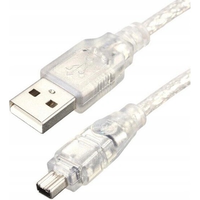 Průhledný bílý USB 1394 kabel pro kameru