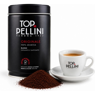 Pellini TOP 100% Arabica mletá 250 g