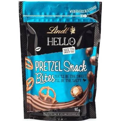 Lindt čokoládové kuličky s kousky preclíků 90 g