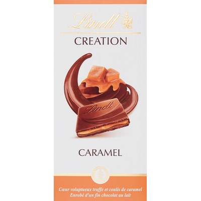 Lindt CREATION Mléčná plněná karamelem 150 g
