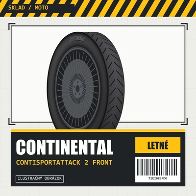 Continental ContiSportAttack 2 120/70 R17 58W