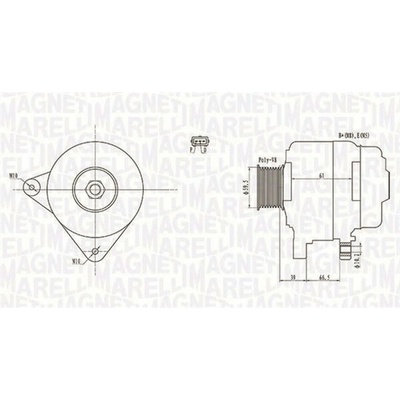 generátor MAGNETI MARELLI 063731972010