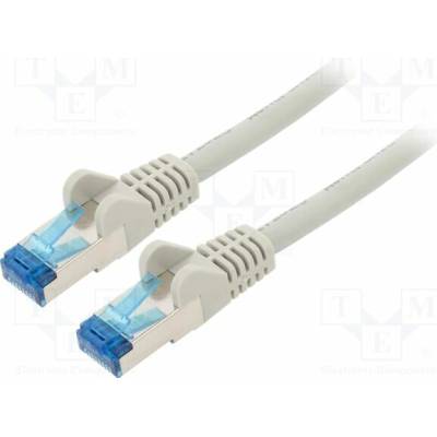 Goobay 67526 Patch S/FTP Kat: 6a RJ45 vidlice z obou stran lanko Cu