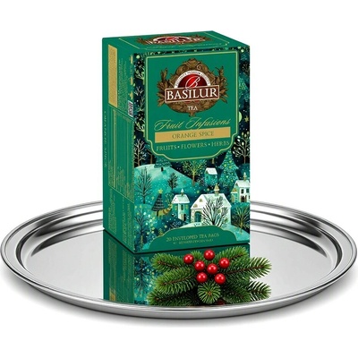 BASILUR Christmas Fruit Orange Spice přebal 20 x 1,8 g