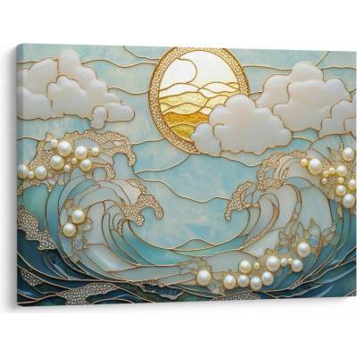 Obraz - 3D perly v oceáne, jednodielne 70x50 cm