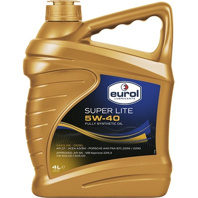 Eurol Super Lite A3/B4 5W-40 4 l – Hledejceny.cz