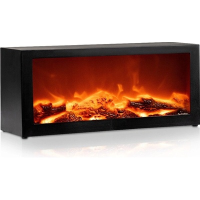 Vilde Dekoratívny elektrický krb s LED osvetlením 39,5 x 12 x 17,5 cm