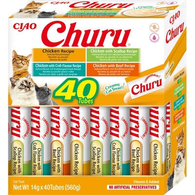Churu cat snack kuře multipack 40 x 14 g