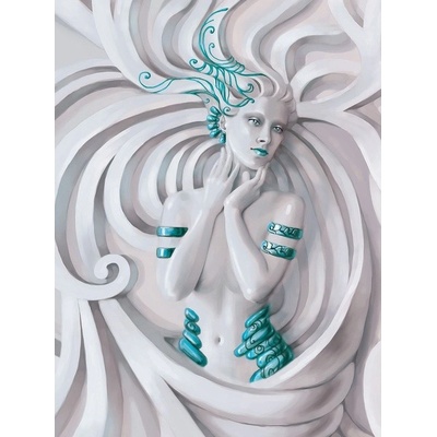 Preinterier Fototapeta panel - PL0621 - 3D žena vlies - 206cm x 275cm