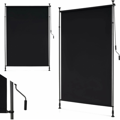 Costway Vertikální markýza Venkovní 200 x 220-310 cm