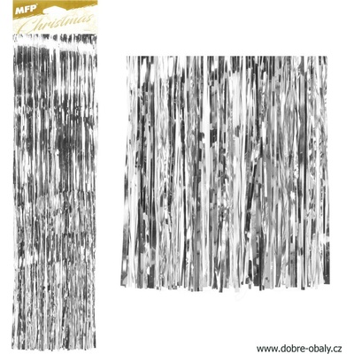 MFP 8881102 Lameta vánoční stříbrná metal
