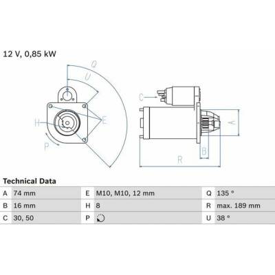 żtartér BOSCH 0 986 014 991