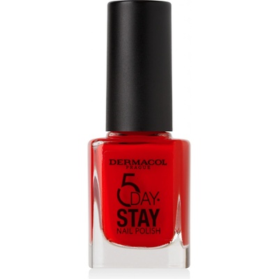 Dermacol 5 Day Stay dlouhotrvající lak na nehty 52 Too Hot 11 ml