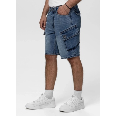 PitBull West Coast pánské jeansové šortky STRANDWAY classic wash