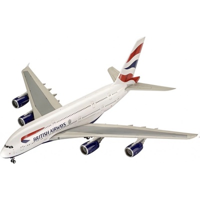 Revell Airbus A380-800 dopravce British Airways Plastic ModelKit letadlo 03922 1:144