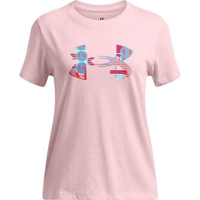 UNDER ARMOUR UA Big Logo UA Fill SS, růžová