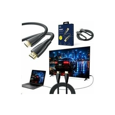 3mk Hardy HDMI 2.1 3 m, černý 5903108774901