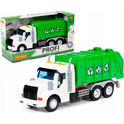 OEM WADER 86495 Popelářské auto odpadkový kontejner + zvukové a světelné efekty
