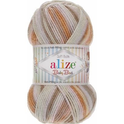 Alize Příze Baby Best Batik Varianta: 7541