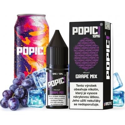 Popič! Salt Grape Mix 10 ml 20 mg