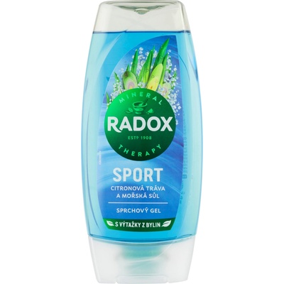 Radox Sport citronová tráva a mořská sůl sprchový gel 225ml – Hledejceny.cz
