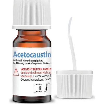 Acetocaustin roztok k léčbě bradavic 2 ml