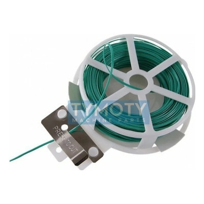 Drát vázací s PVC 0,6 mm x 30 m zelený na cívce se střihem