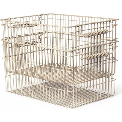 Ferm Living Úložný kôšík CALA 36 cm sada 2 ks kašmírová železo