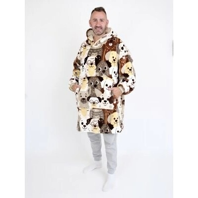 MKLuzkoviny.cz Beránková mikina mikroplyš Exclusive Psí invaze – Hledejceny.cz