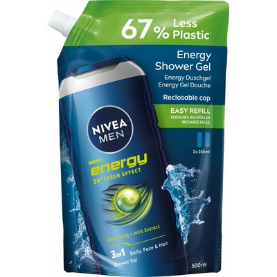 Nivea Men Energy sprchový gel 500 ml – Hledejceny.cz