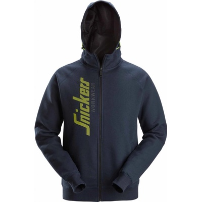 Snickers Workwear mikina na zip modrá