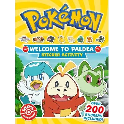 Farshore Pokemon Welcome to Paldea: 100% Official Sticker Activity Book