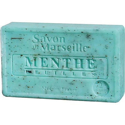 Savon de Marseille Prírodné marseillské mydlo s lístkami mäty 100 g