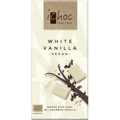 iChoc rýžová bílá s vanilkou 80 g