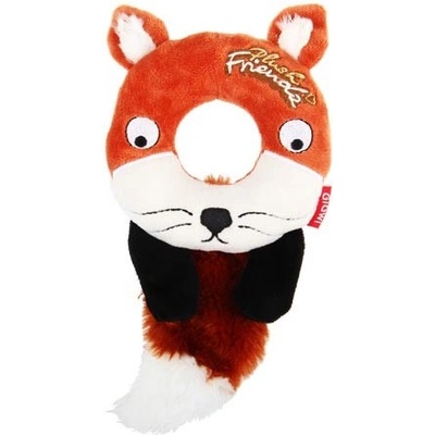 GiGwi Plush Friendz liška s gum kroužkem