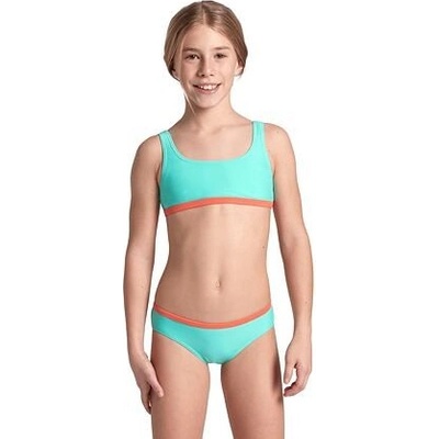 Arena Essentials Bralette Bikini Girls Water/Calypso Coral