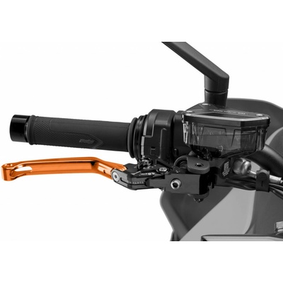 Páčka brzdy bez adaptéru PUIG 4.0 4110TN skládací oranžová/černá