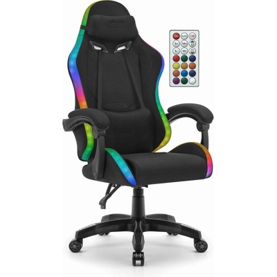 Hell's Chair HC-1012 Black LED RGB