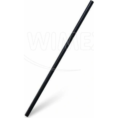 WIMEX Slámka bio-kompozit černá 6 mm x 20 cm 40119 P9A