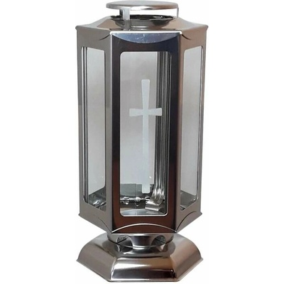 Durmetal Hřbitovní lampa L1 - nerezová, šestihranná – Hledejceny.cz
