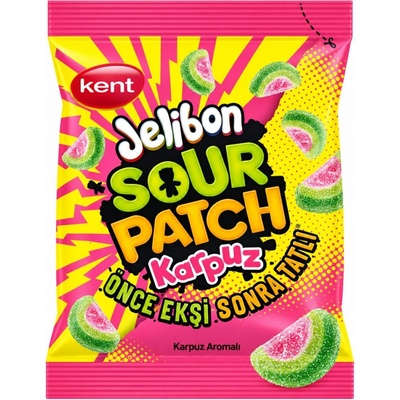 Sour Patch kyselé žvýkací bonbony s příchutí vodního melounu 80 g