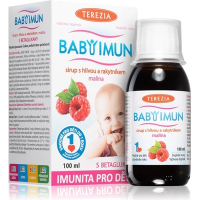 Terezia Company Baby Imun sirup s hlívou a rakytníkem příchuť malina 100 ml – Hledejceny.cz