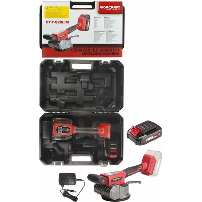 Prísavka Worcraft CTT-S20LiM, ShareSYS, 20V, vibračná, na dlažbu, v kufríku