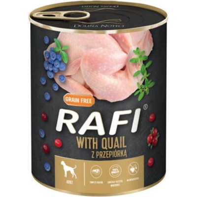 Rafi Dog Adult Prepelica s čučoriedkami 800 g
