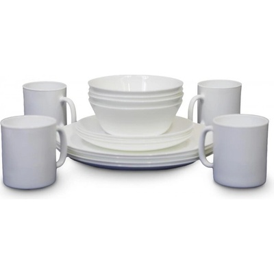 Vango OPAL DINING SET Jídelní set bílá UNI 16 ks – Hledejceny.cz