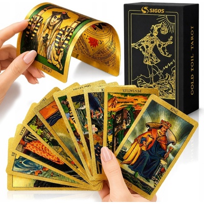 Tarotové karty Sada klasických karet Golden art nouveau tarot 78 ks – Hledejceny.cz