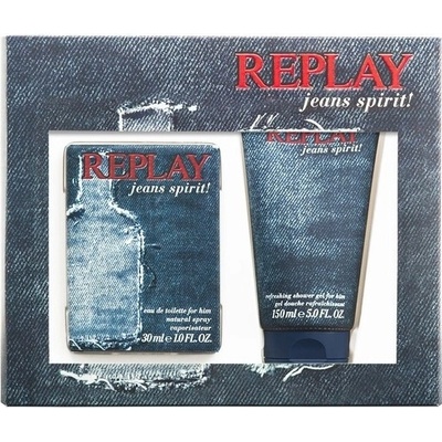 Replay Jeans Spirit Man EDT 30 ml + sprchový gel 50 ml dárková sada – Hledejceny.cz