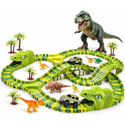 R2 Invest Dinosauří mega autodráha 240 dílků