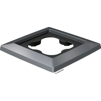 Lechuza Podstavec pod květináč s kolečky Cubico metalický antracit 32 x 32 cm – Hledejceny.cz