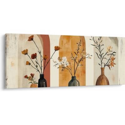Obraz - Vázy v obloucích, jednodílný 120x50 cm